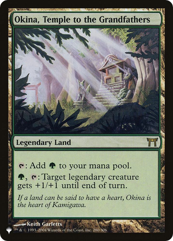 Okina, Temple to the Grandfathers 280/306 card