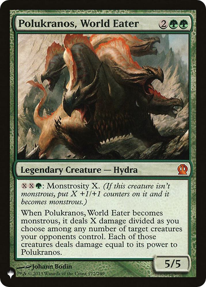 Polukranos, World Eater #THS-172 — The List
