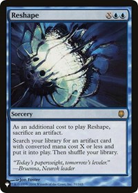 Reshape (DST) - The List Reprints - Magic: The Gathering card