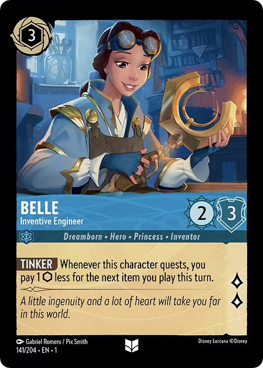 Belle - Inventive Engineer - The First Chapter - Disney Lorcana