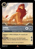 Simba - Returned King - The First Chapter - Disney Lorcana