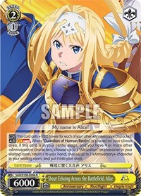 Shout Echoing Across the Battlefield, Alice - Sword Art Online Animation 10th Anniversary