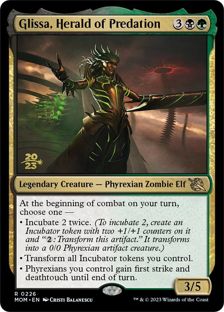 Glissa, Herald of Predation #226s — March of the Machine Promos