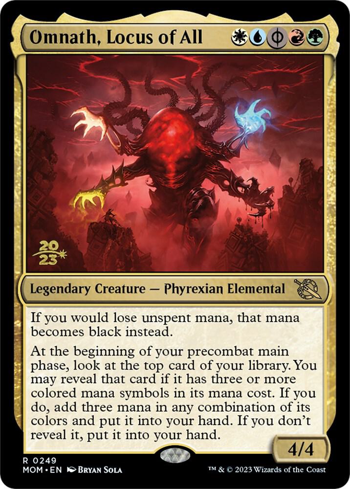 Omnath, Locus of All #249s — March of the Machine Promos