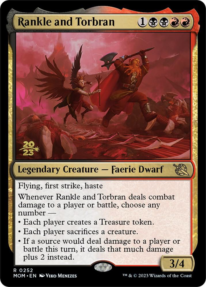 Rankle and Torbran #252s — March of the Machine Promos