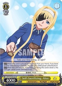 Self-Sacrificing, Alice (SR) - Sword Art Online Animation 10th Anniversary