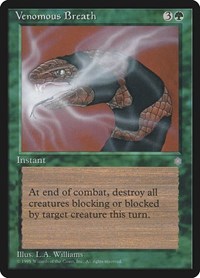 Venomous Breath - Ice Age - Magic: The Gathering card