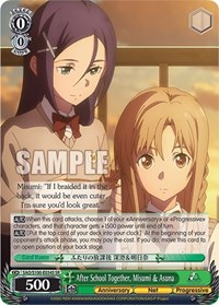 After School Together, Misumi & Asuna (SR) - Sword Art Online Animation 10th Anniversary