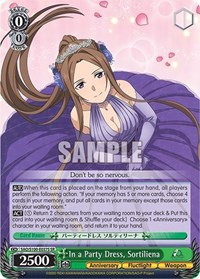 In a Party Dress, Sortiliena (SR) - Sword Art Online Animation 10th Anniversary