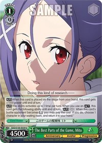 The Best Parts of the Game, Mito (SAO/S100-E039 U) card