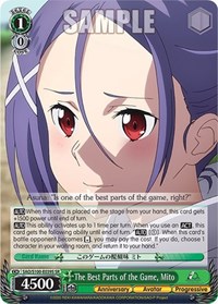 The Best Parts of the Game, Mito (SR) (SAO/S100-E039S SR) card