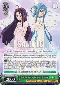 Until We Meet Again, Yuuki & Asuna (SR) - Sword Art Online Animation 10th Anniversary