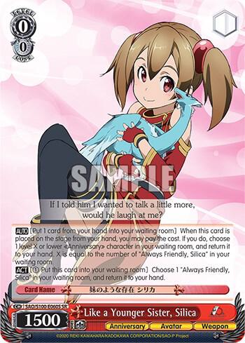 Like a Younger Sister, Silica (SR)