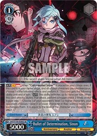 Bullet of Determination, Sinon (SR) - Sword Art Online Animation 10th Anniversary