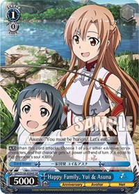 Happy Family, Asuna & Yui (SR) - Sword Art Online Animation 10th Anniversary