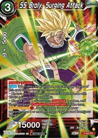 SS Broly, Surging Attack (Championship Selection Pack 2023 Vol.1) (Gold Stamped) card art