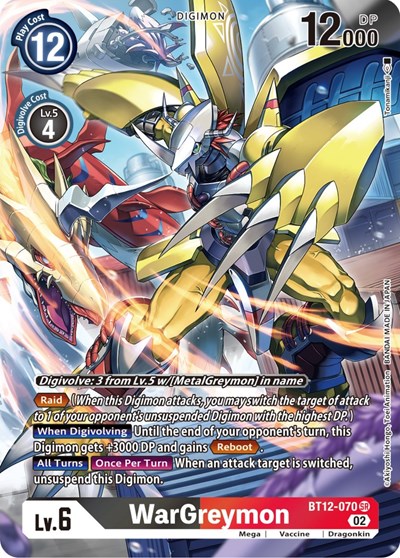 WarGreymon (Alternate Art) Across Time card price