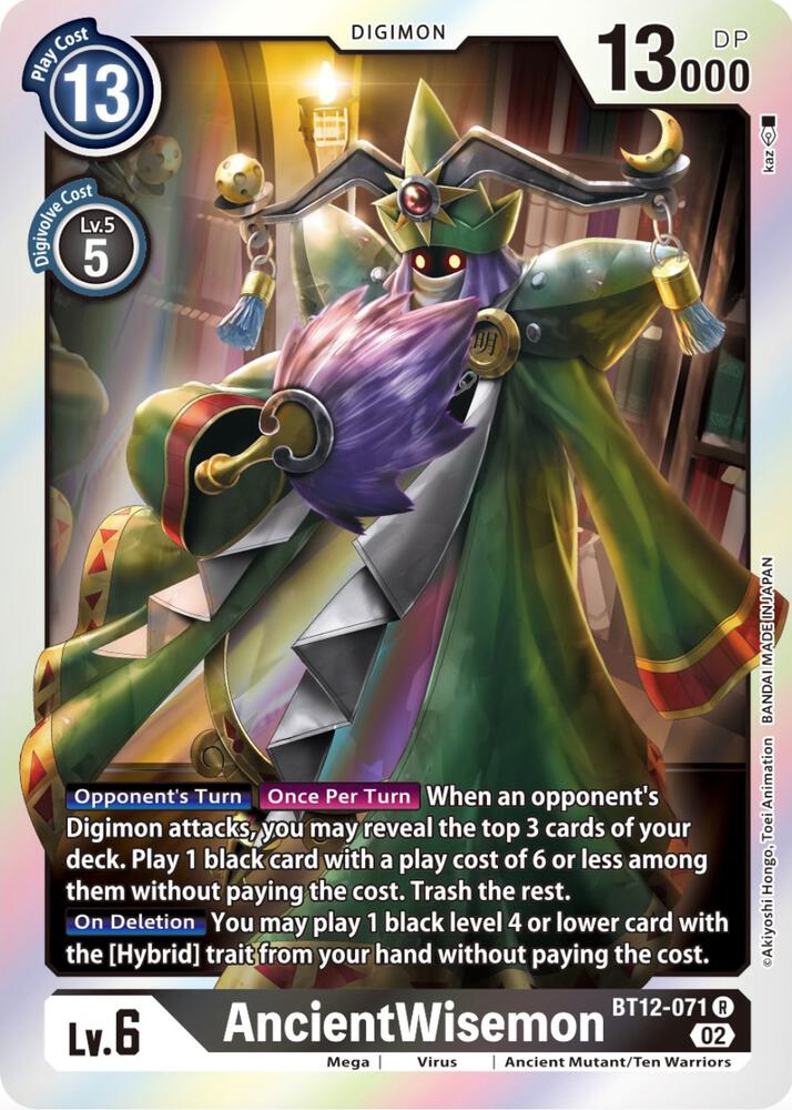 AncientWisemon - Across Time - Digimon Card Game - TCGplayer.com