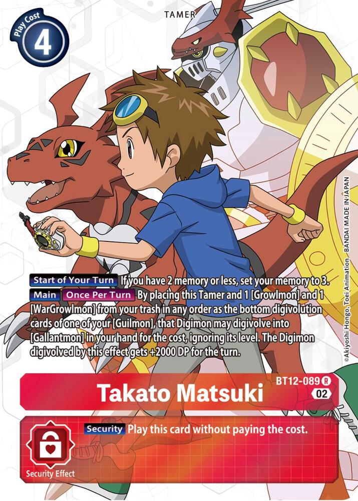 Takato Matsuki (Alternate Art) - Across Time - Digimon Card Game