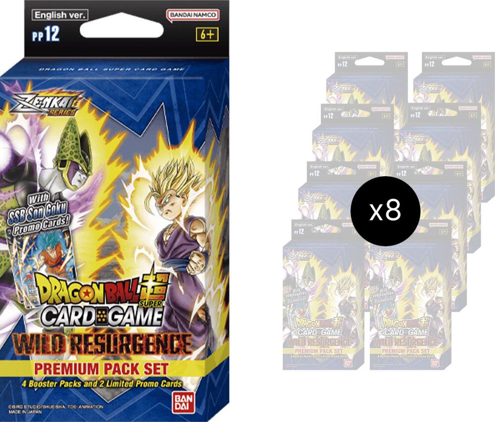 ドラゴンボール超　カード　Wild Resurgence 英語 Wild Resurgence Premium Pack Set 12 Display - Wild Resurgence