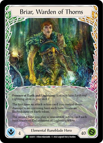 その他 flesh and blood Briar,Warden of Thorns Briar // Briar, Warden of Thorns - Flesh and Blood: Promo
