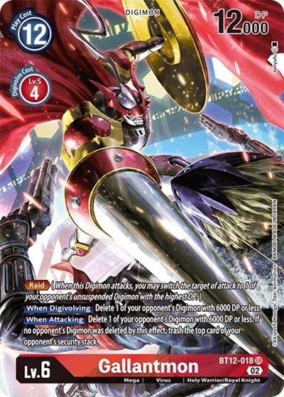 Gallantmon (Alternate Art) Across Time card price