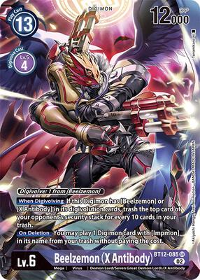 Beelzemon (X Antibody) (Alternate Art) - Across Time - Digimon