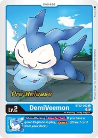 DemiVeemon - Across Time Pre-Release Cards - Digimon card