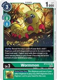 Wormmon (Across Time Pre-Release Cards)