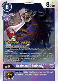 Baalmon (X Antibody) (Across Time Pre-Release Cards)