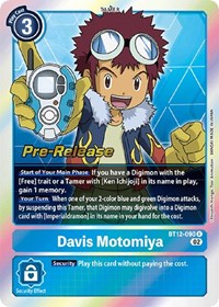Davis Motomiya (Across Time Pre-Release Cards)