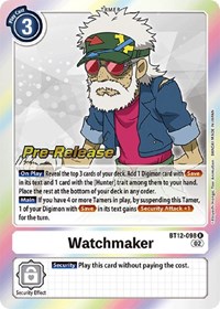 Watchmaker - Across Time Pre-Release Cards - Digimon card