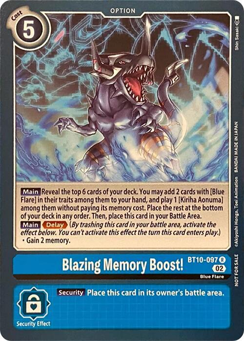 Blazing Memory Boost! BT10-097 R card