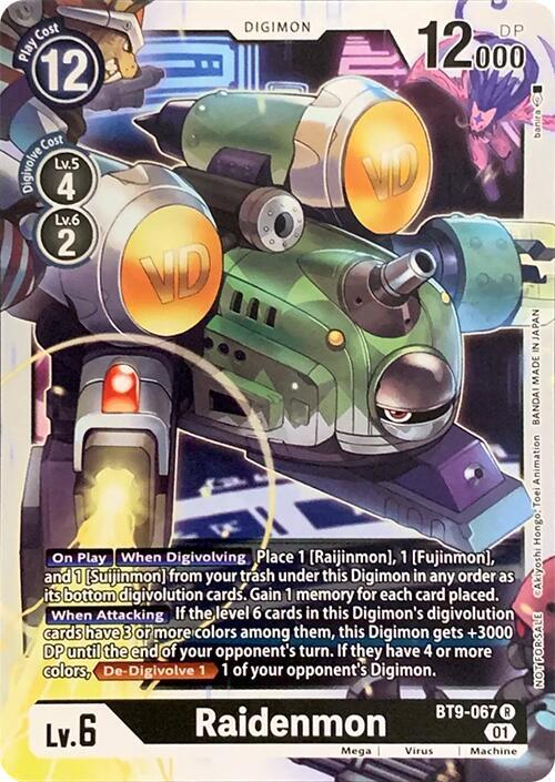 Raidenmon BT9-067 R card