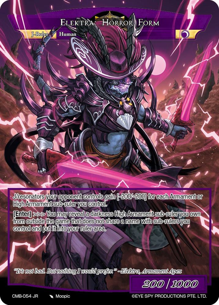 Armament Upgrade // Elektra: Horror Form
