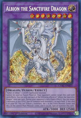 アルビオン　ALBION Albion the Sanctifire Dragon - Cyberstorm Access - YuGiOh