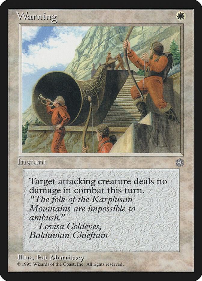 Warning - Ice Age - Magic: The Gathering - TCGplayer.com
