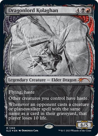 Dragonlord Kolaghan Halo Foil