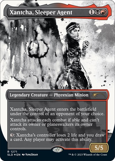 Xantcha Sleeper Agent Halo Foil