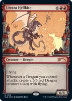 MtG　ウトヴァラのヘルカイト　foil Utvara Hellkite (Halo Foil) - Secret Lair Drop Series