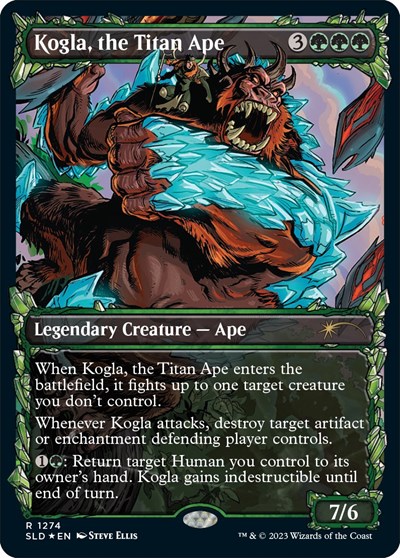 Kogla the Titan Ape Halo Foil