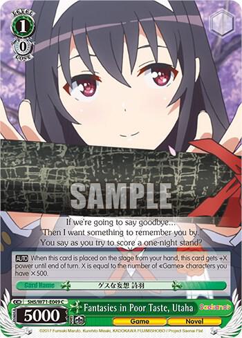 Fantasies in Poor Taste, Utaha