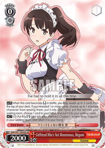 Girlfriend Who's Not Monotonous, Megumi (SR)