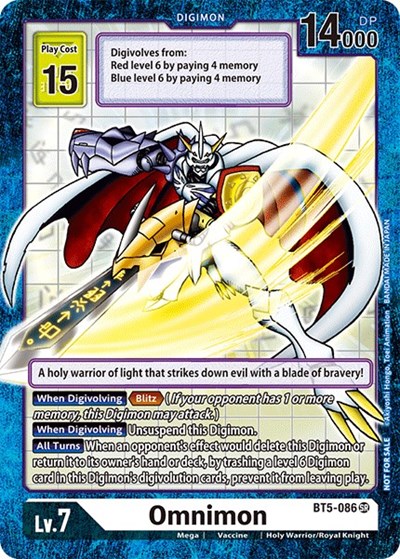 Omnimon (Across Time Box Promo) Battle of Omni card price