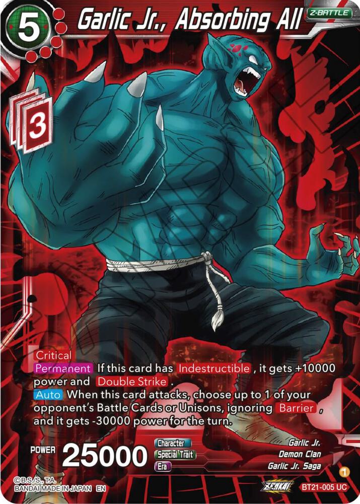 Garlic Jr., Absorbing All - Wild Resurgence - Dragon Ball Super