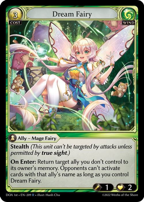 Grand Archive - Dream Fairy 3枚 Dream Fairy - Dawn of Ashes 1st Edition - Grand Archive TCG