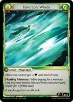 Favorable Winds - Dawn of Ashes 1st Edition - Grand Archive TCG
