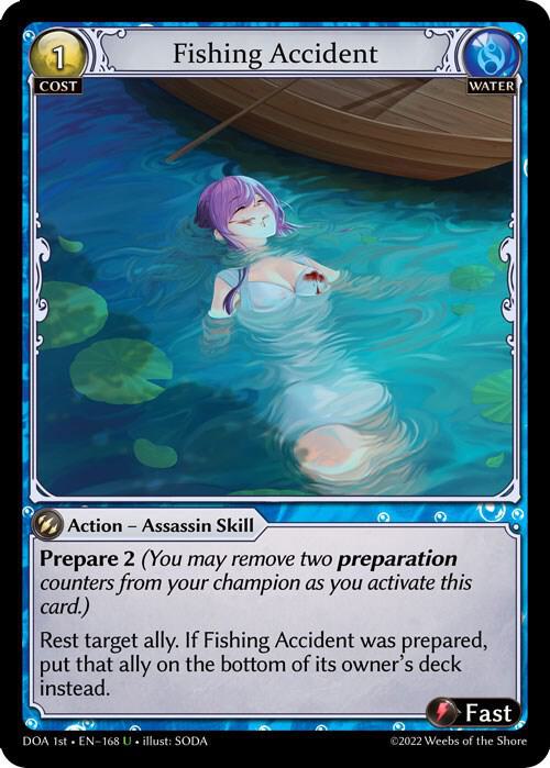 Fishing Accident - Dawn of Ashes 1st Edition - Grand Archive TCG