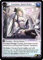 Lorraine, Spirit Ruler - Dawn of Ashes 1st Edition - Grand Archive