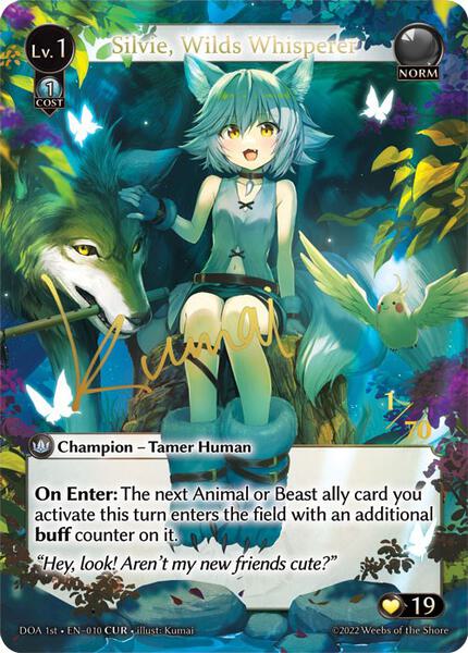 Silvie, Wilds Whisperer (CUR) - Dawn of Ashes 1st Edition - Grand